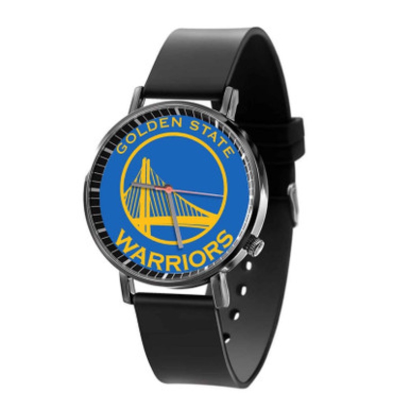 Golden State Warriors NBA Black Quartz Watch Unisex With Premium Gift Box