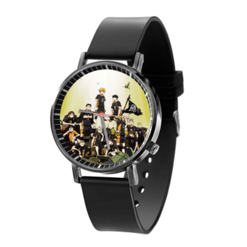 Haikyuu Second Season Unisex Black Quartz Watch With Premium Gift Box
