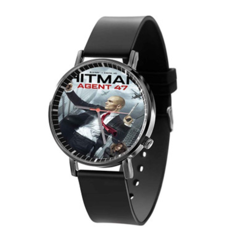 Hitman Agent 47 Art Unisex Black Quartz Watch With Premium Gift Box