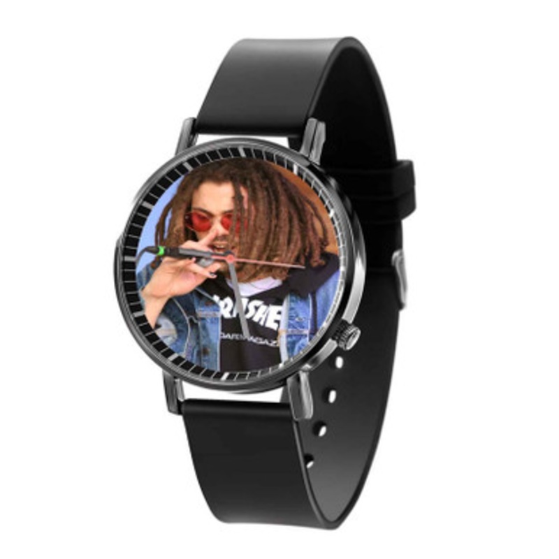 Kweku Collins Black Quartz Watch Unisex With Premium Gift Box