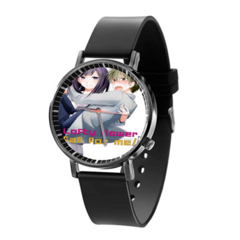 Lofty Flower fall for me Black Quartz Watch With Premium Gift Box for Unisex
