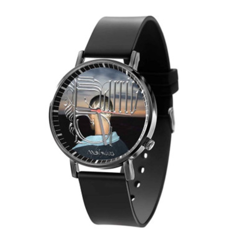 Mahmood Barrio Black Quartz Watch Unisex With Premium Gift Box