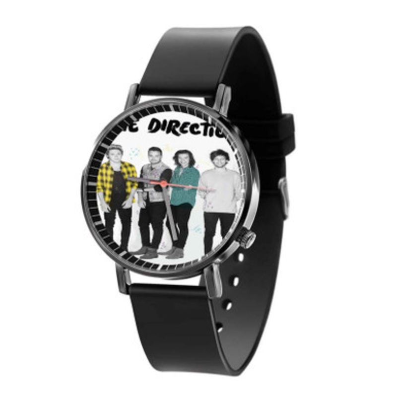 One Direction Photo Session Black Quartz Watch Unisex With Premium Gift Box