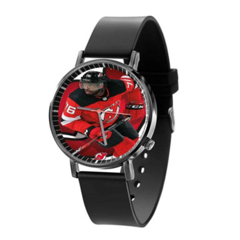 P K Subban New Jersey Devils NHL Unisex Quartz Watch With Premium Gift Box