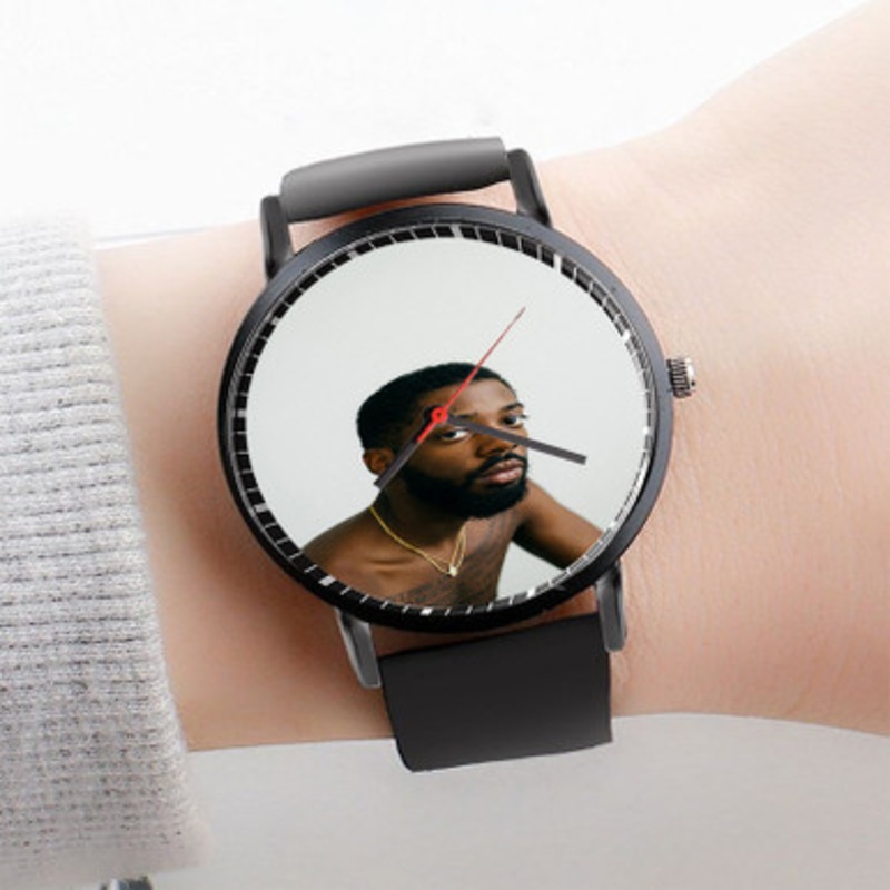 Pastele Brent Faiyaz Watch Custom Unisex Black Quartz Watch Premium Gift Box Watches