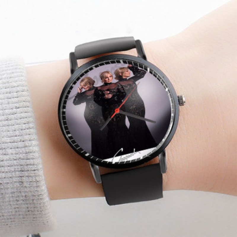 Pastele Googoosh Watch Custom Unisex Black Quartz Watch Premium Gift Box Watches
