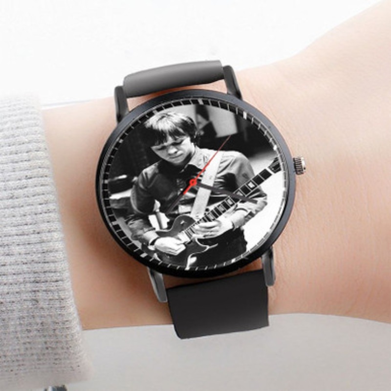 Pastele Robin Trower Watch Custom Unisex Black Quartz Watch Premium Gift Box Watches