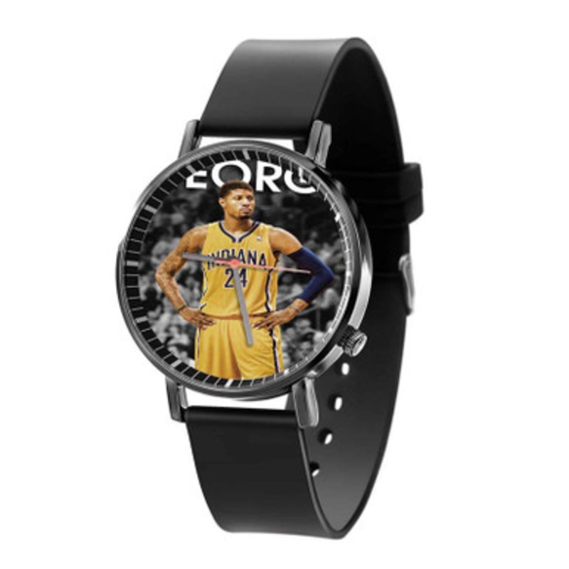 Paul George Indiana Pacers Black Quartz Watch Unisex With Premium Gift Box