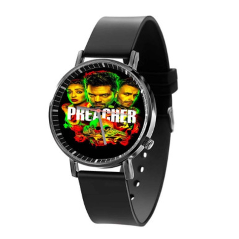 Preacher Arts Black Quartz Watch With Premium Gift Box for Unisex