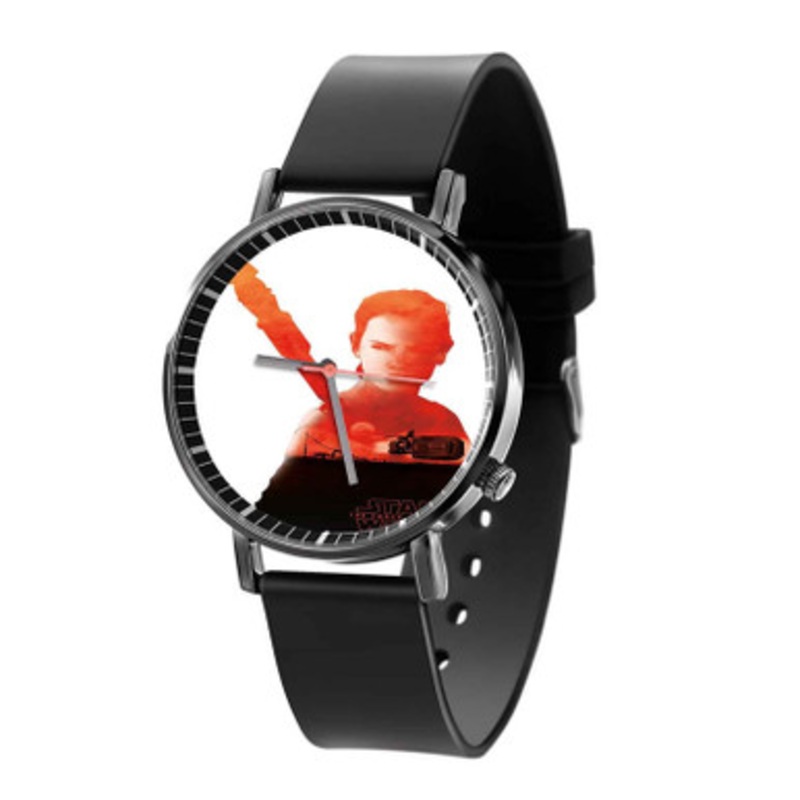 Rey Star Wars Black Quartz Watch Unisex With Premium Gift Box