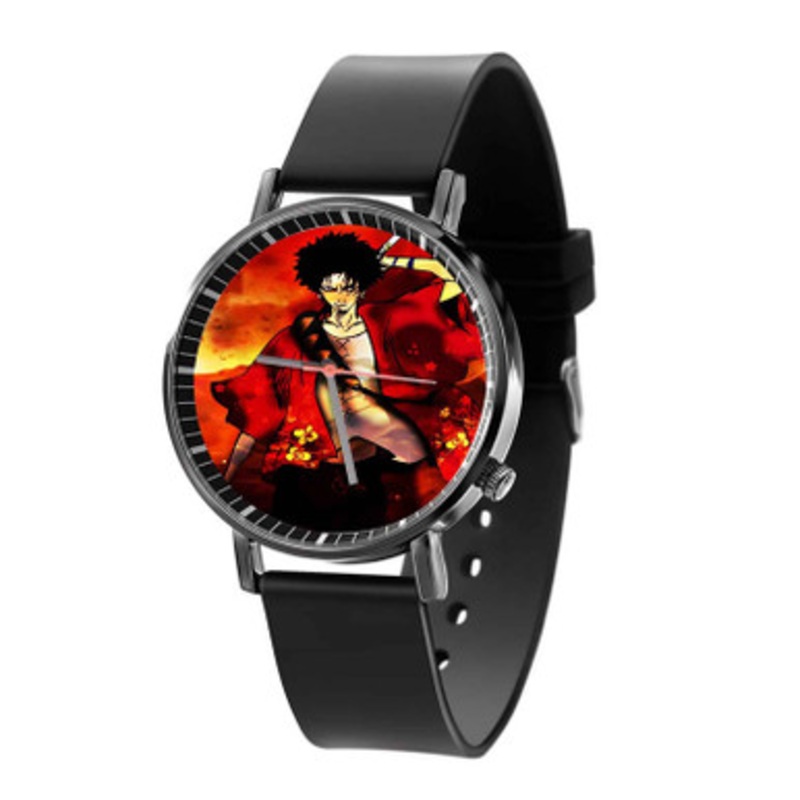Samurai Champloo Mugen Black Quartz Watch Unisex With Premium Gift Box