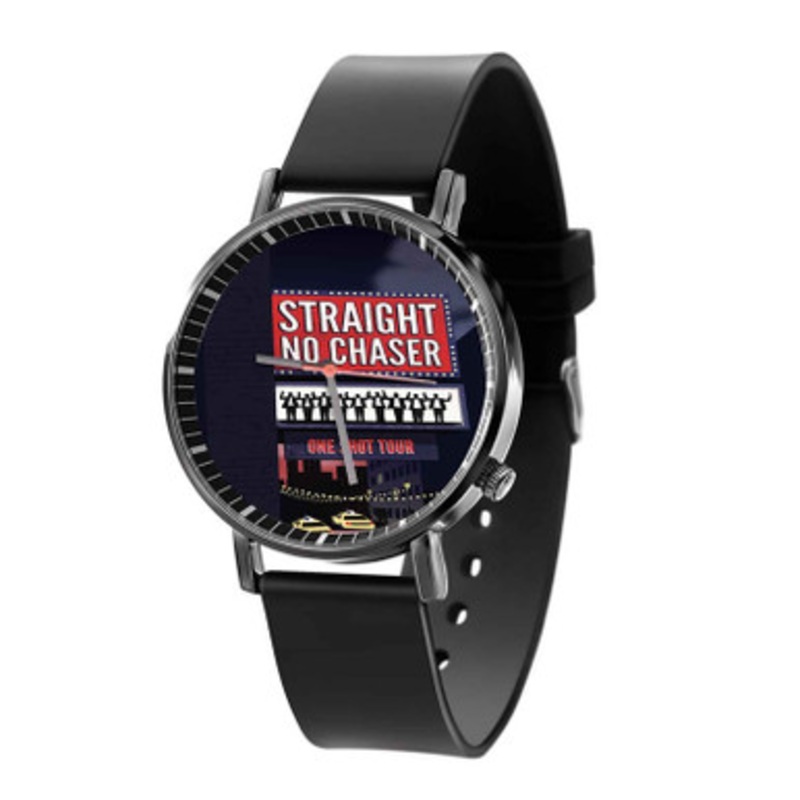 Straight No Chaser Black Quartz Watch Unisex With Premium Gift Box