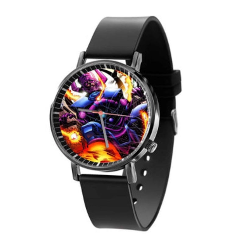 The Coming of Galactus Marvel Comic Unisex Black Quartz Watch With Premium Gift Box