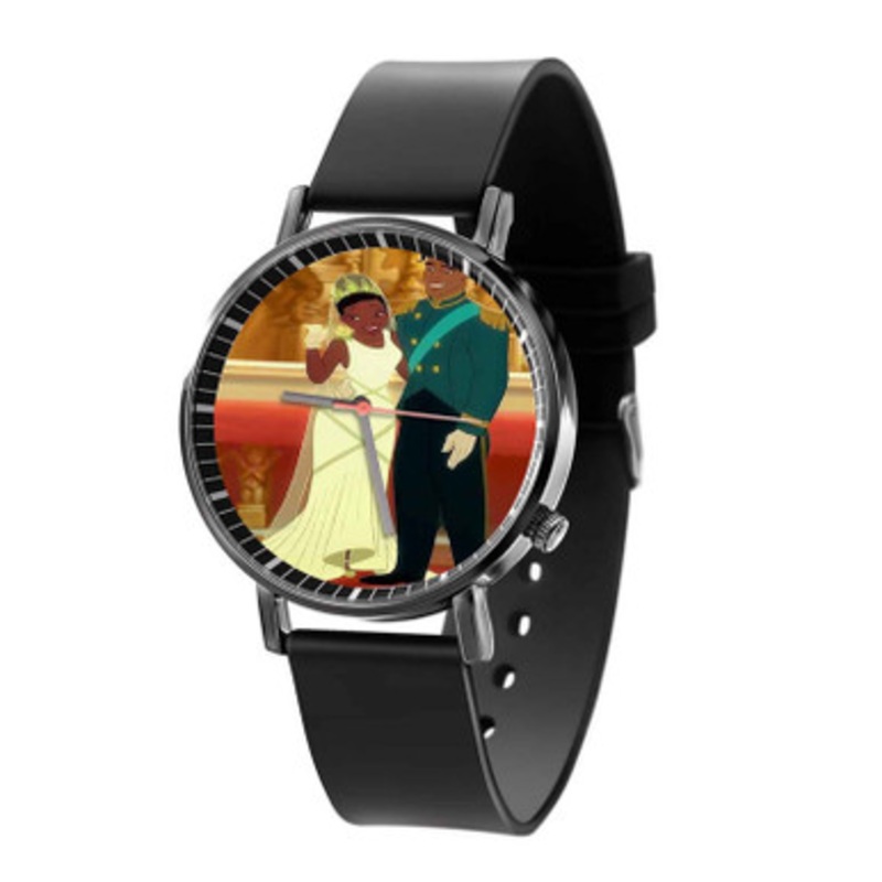 The Princess and The Frog Black Quartz Watch Unisex With Premium Gift Box