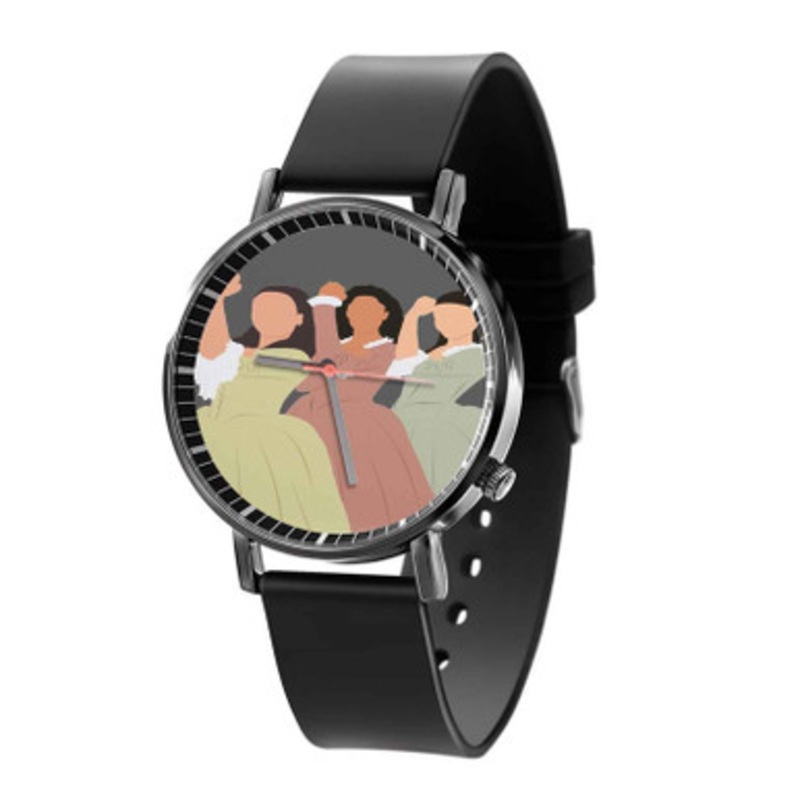 The Schuyler Sisters Hamilton Unisex Black Quartz Watch With Premium Gift Box