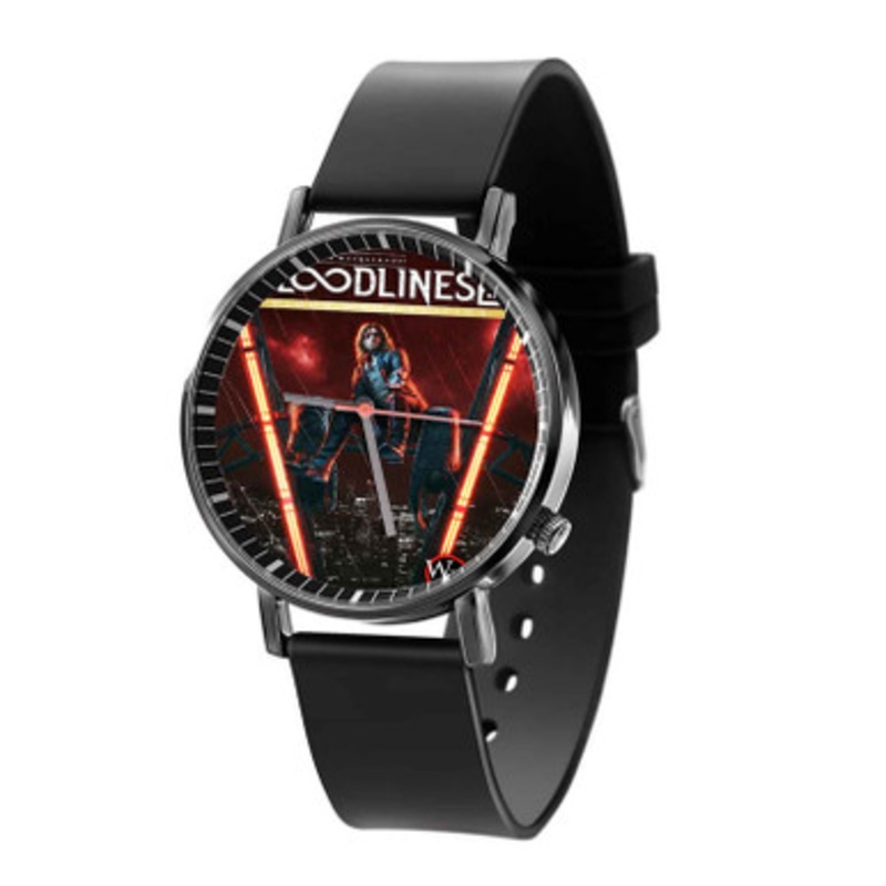 Vampire The Masquerade Bloodlines 2 Black Quartz Watch Unisex With Premium Gift Box