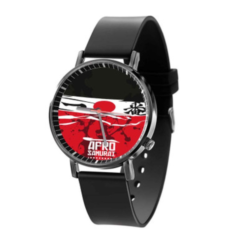 Afro Samurai Black Quartz Watch Unisex With Premium Gift Box