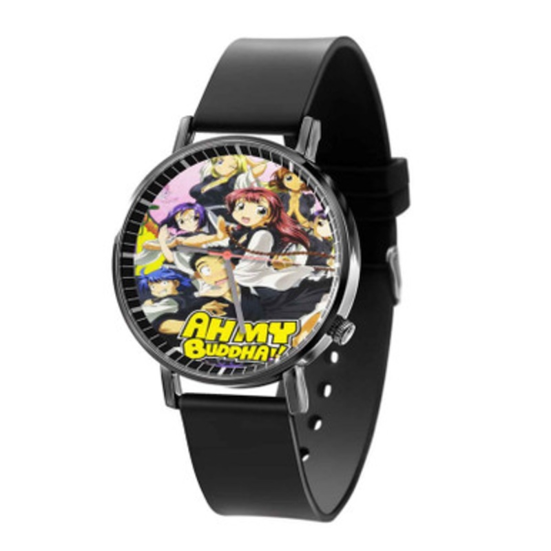 Ah My Buddha Black Quartz Watch Unisex With Premium Gift Box