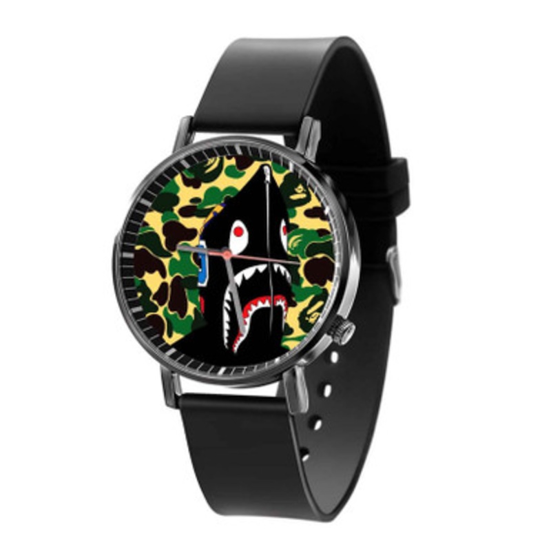 Bape Shark Black Quartz Watch Unisex With Premium Gift Box
