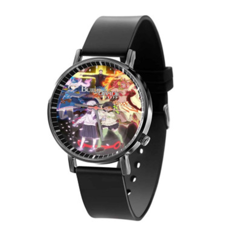 Build Divide Black Quartz Watch With Premium Gift Box for Unisex