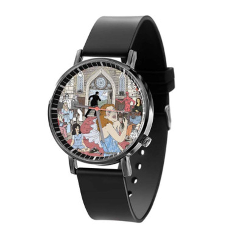 CMAT If My Wife New I d Be Dead Black Quartz Watch With Premium Gift Box for Unisex