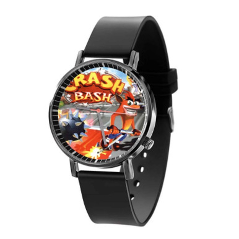 Crash the Bash Black Quartz Watch Unisex With Premium Gift Box