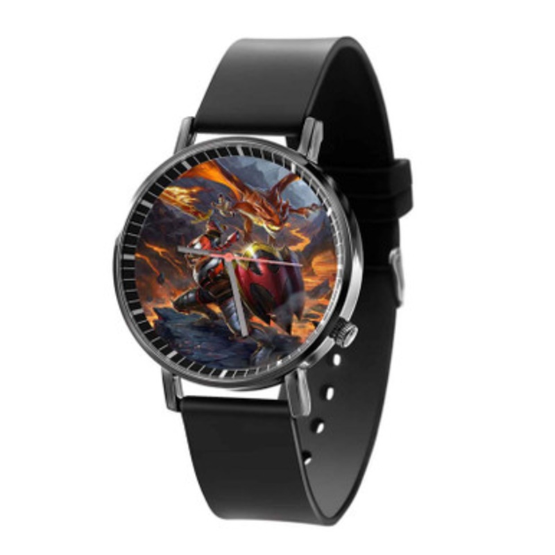 Davyin Teh Dragon Niet Dota 2 Black Quartz Watch Unisex With Premium Gift Box