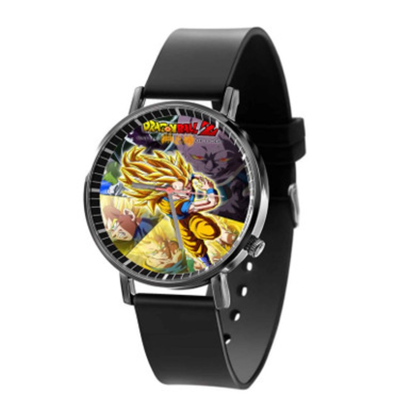 Dragon Ball Z Battle of Gods Super Saiyan 3 Black Quartz Watch Unisex With Premium Gift Box