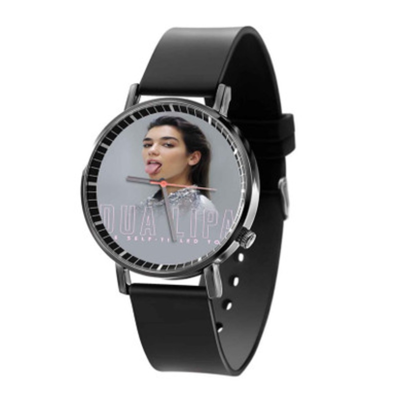 DUA LIPA The Self Titled Tour Black Quartz Watch With Premium Gift Box for Unisex
