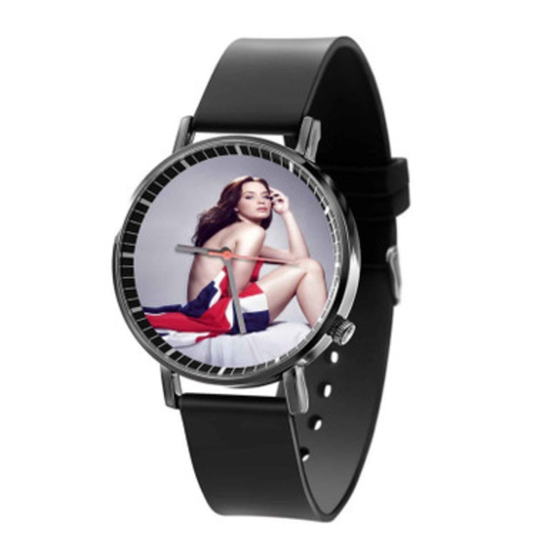 Emily Blunt Black Quartz Watch With Premium Gift Box for Unisex