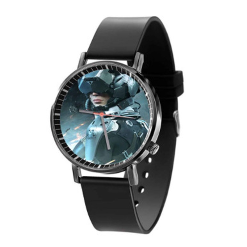 EVE Valkyrie Ran Unisex Black Quartz Watch With Premium Gift Box