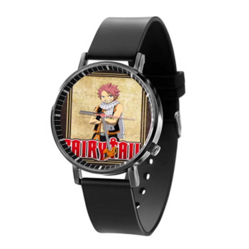 Fairy Tail Anime Unisex Black Quartz Watch With Premium Gift Box