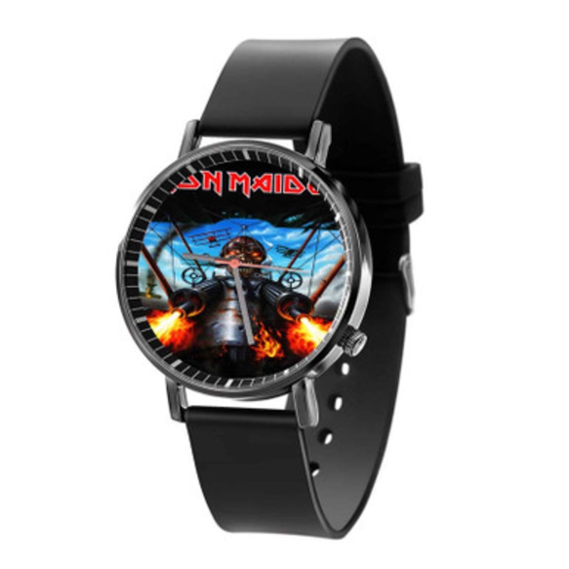 Iron Maiden Art Unisex Black Quartz Watch With Premium Gift Box