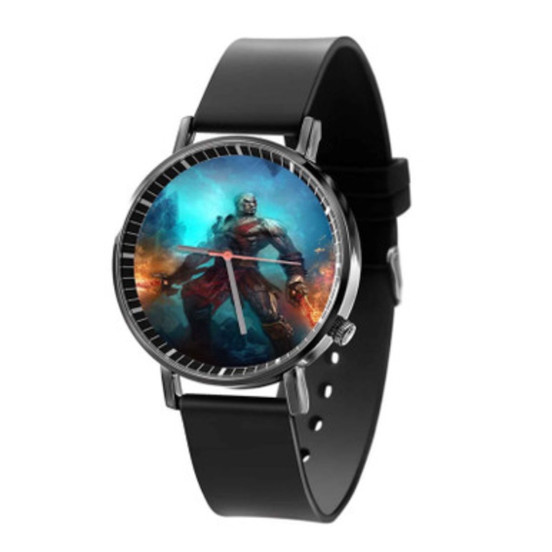 Kratos God of War Great Unisex Black Quartz Watch With Premium Gift Box