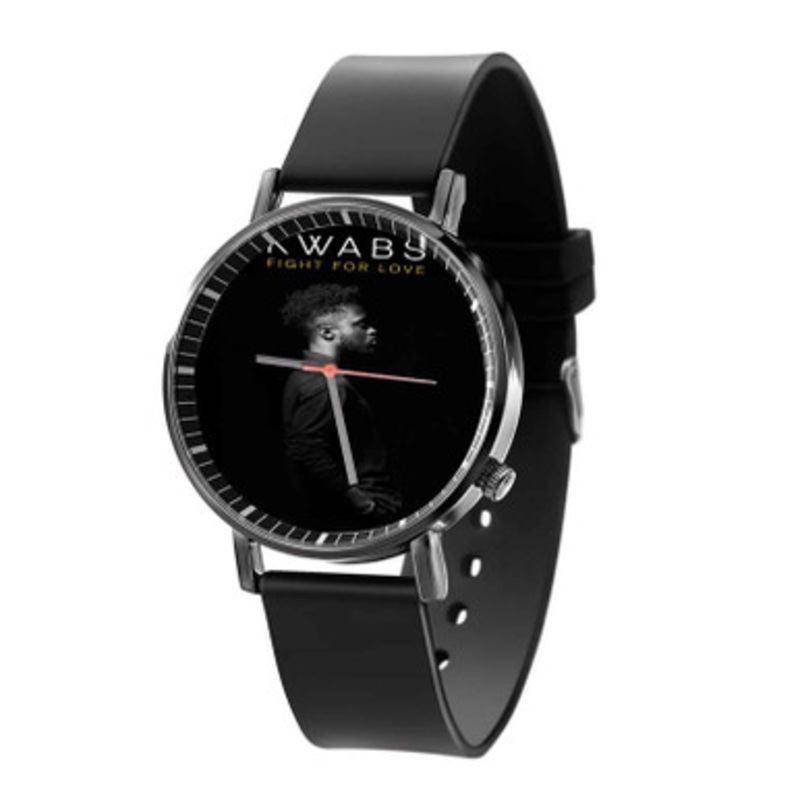 Kwabs Black Quartz Watch With Premium Gift Box for Unisex