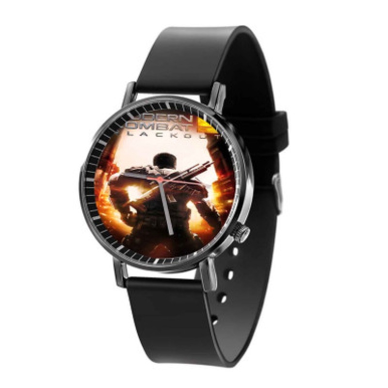 Modern Combat 5 Blackout Unisex Black Quartz Watch With Premium Gift Box