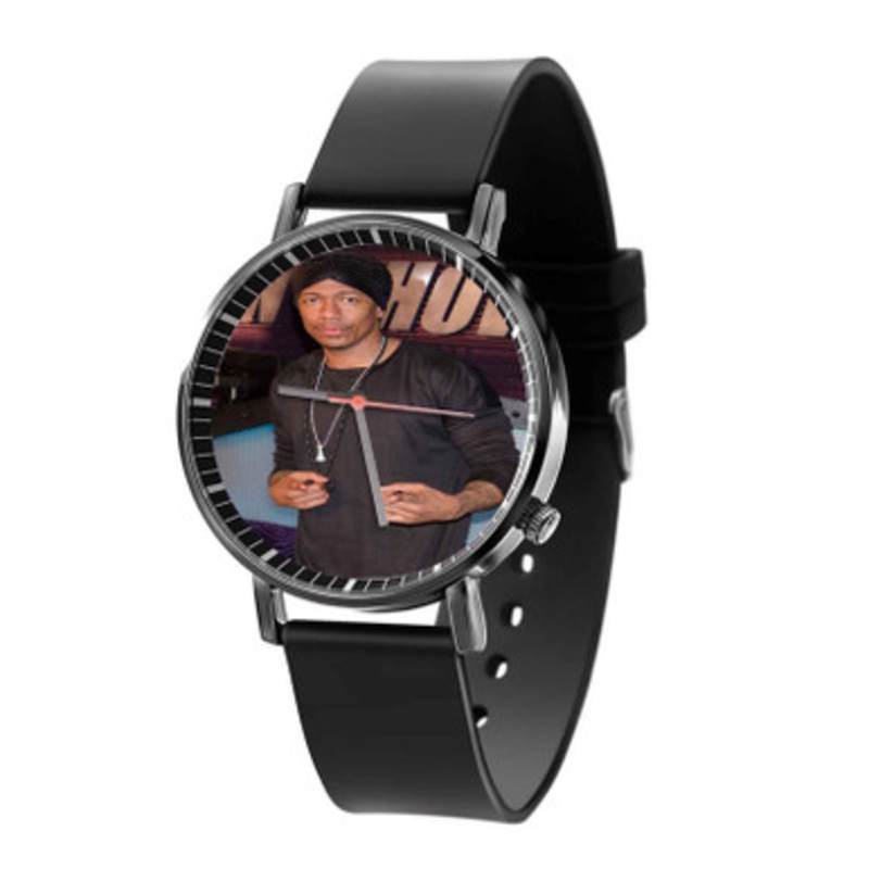 Nick Cannon Black Quartz Watch With Premium Gift Box for Unisex