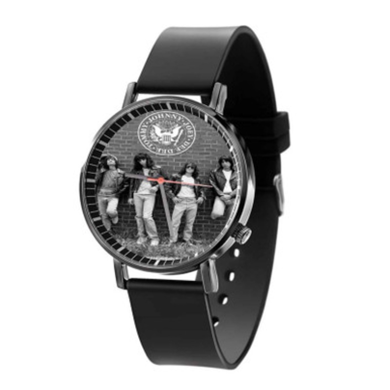 Ramones Great Unisex Black Quartz Watch With Premium Gift Box