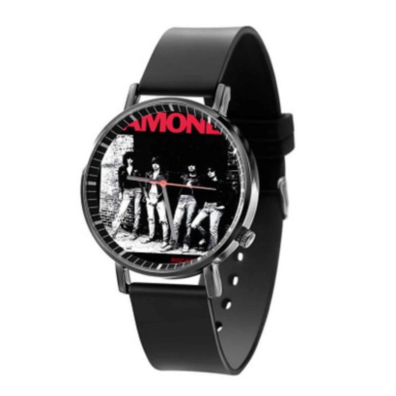Ramones Rocket To Russia Black Quartz Watch Unisex With Premium Gift Box