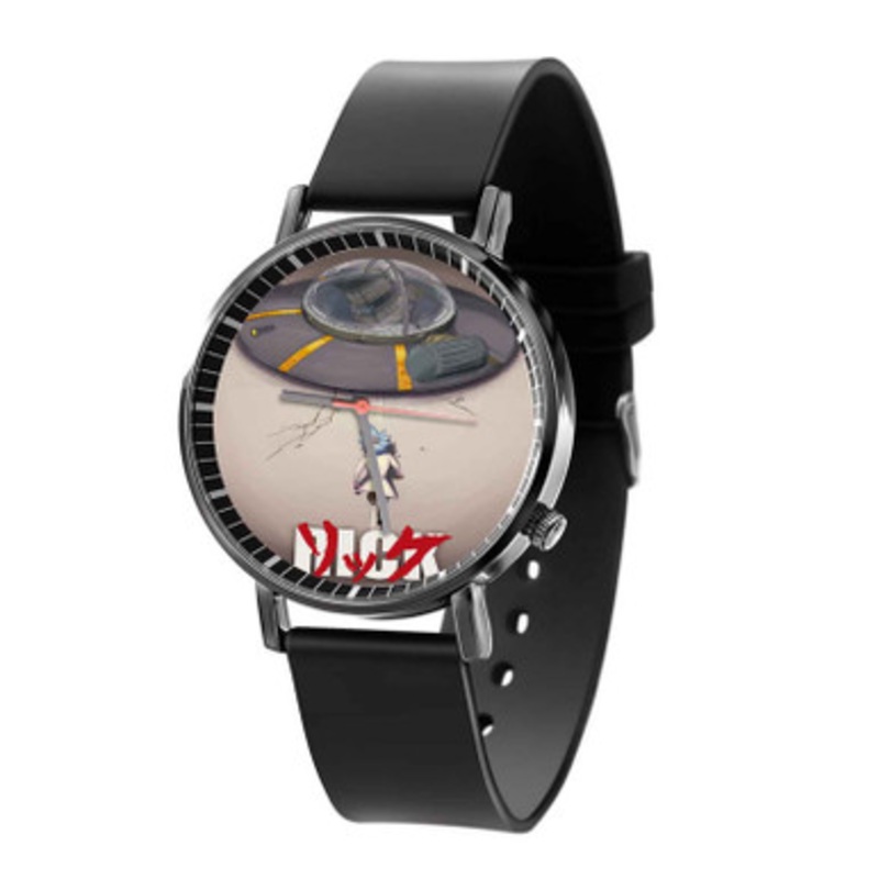 Rick And Morty Akira Styles Black Quartz Watch Unisex With Premium Gift Box