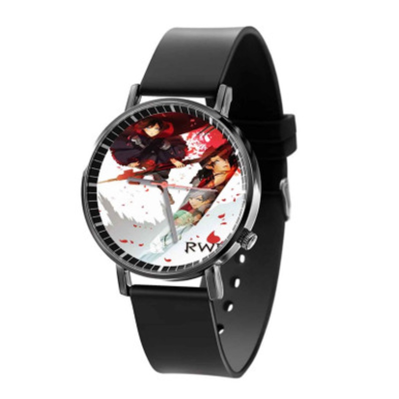 Rwby Ruby Rose Black Quartz Watch Unisex With Premium Gift Box