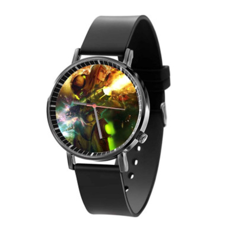 Samus Aran Metroid Art Unisex Quartz Watch With Premium Gift Box