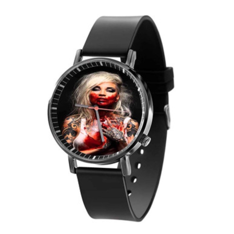 Sara Fabel Black Quartz Watch Unisex With Premium Gift Box