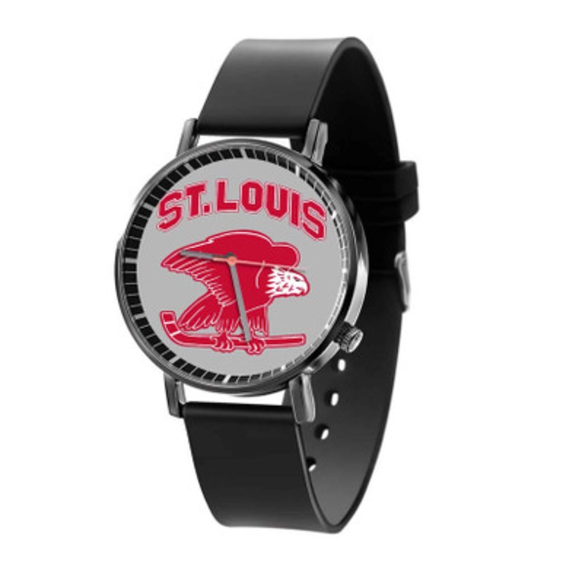St Louis Eagles NHL Black Quartz Watch Unisex With Premium Gift Box