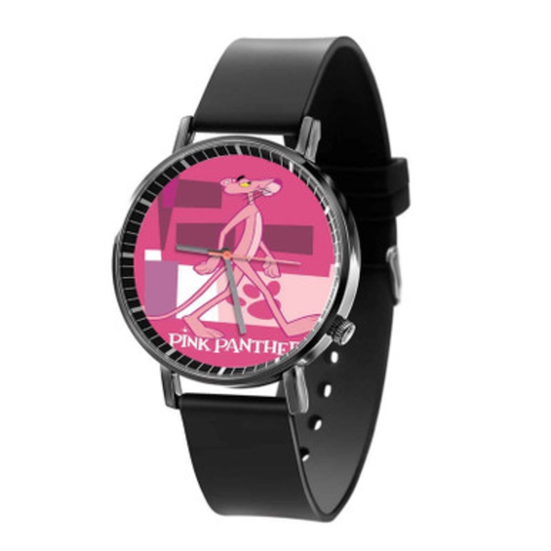 The Pink Panther Unisex Black Quartz Watch With Premium Gift Box