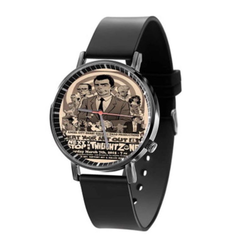 The Twilight Zone Arts Unisex Black Quartz Watch With Premium Gift Box