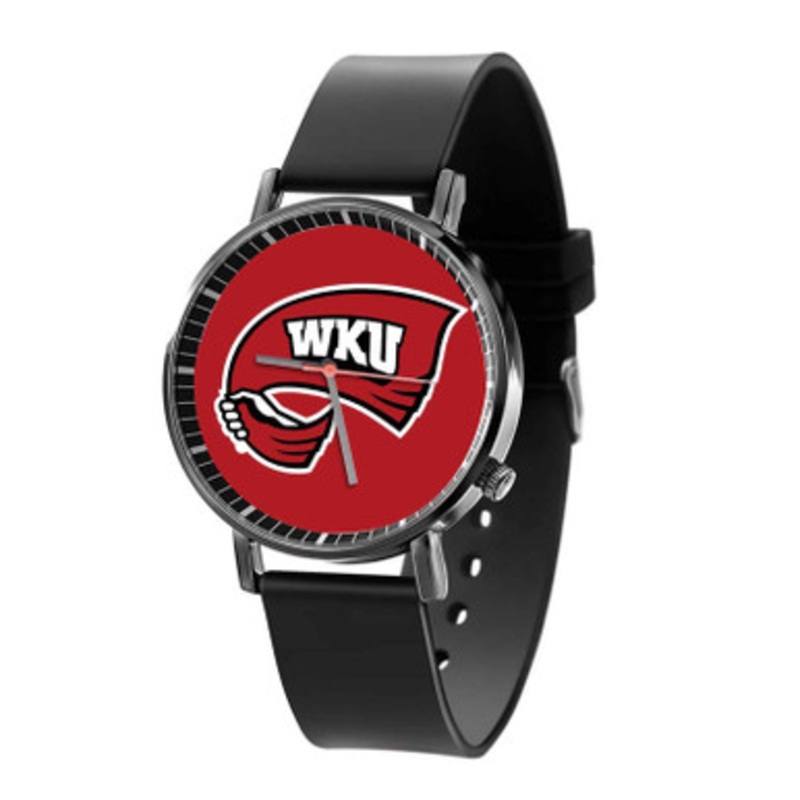 Western Kentucky Hilltoppers Black Quartz Watch Unisex With Premium Gift Box
