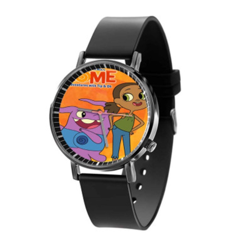 Adventures with Tip Oh Black Quartz Watch Unisex With Premium Gift Box