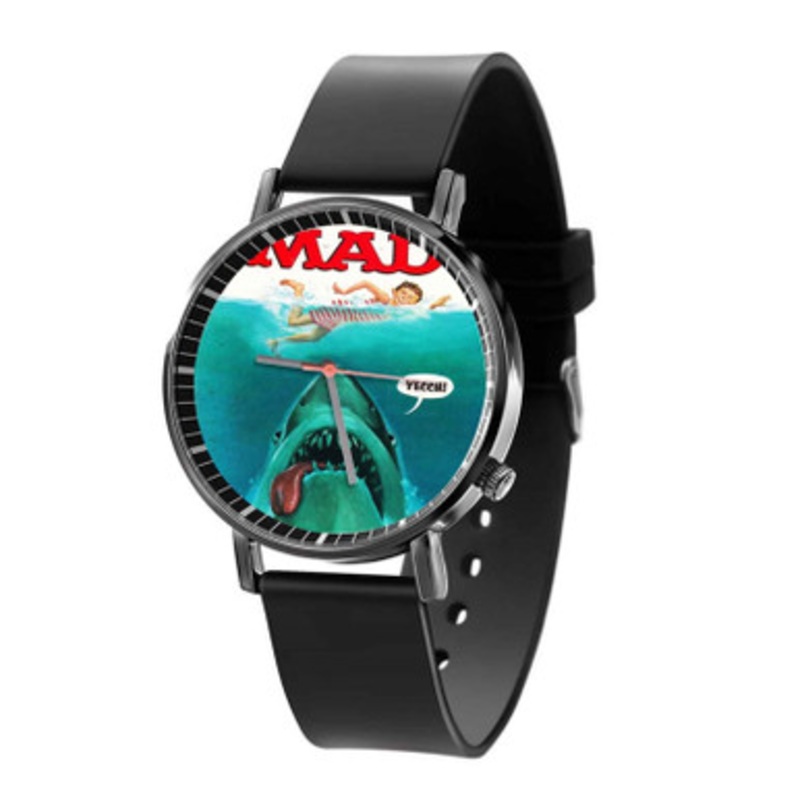 Alfred E Neuman Mad Jaw Unisex Quartz Watch With Premium Gift Box