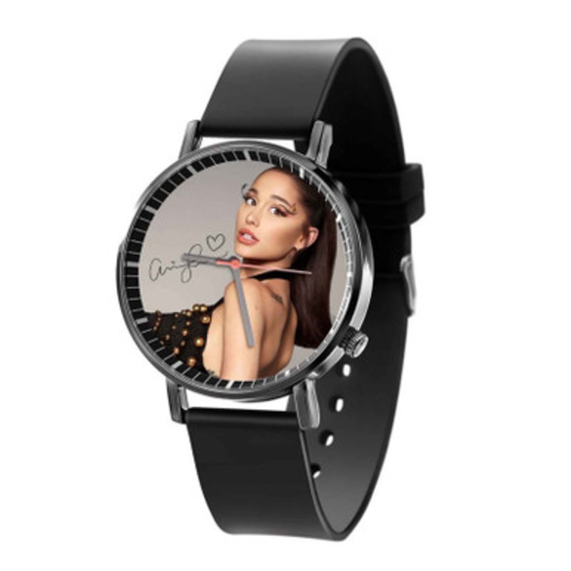 Ariana Grande Black Quartz Watch Unisex With Premium Gift Box